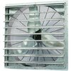 Iliving Silver 6128 CFM 36 in. Electric Powered Gable Mount Shutter Fan/Vent ILG8SF36S